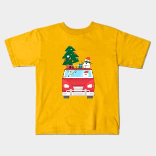 Santa Christmas vacation Kids T-Shirt